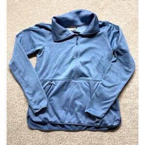 Columbia Sportswear Blue Fleece 1/4 Zip Pullover Sweater Women's Size S